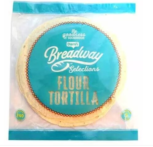 Breadway Tortilla Plain - 240g