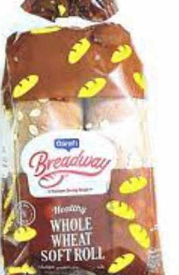 Breadway.Wh.Wheat Soft Roll Bread-240g