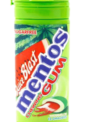 Mentos Gum Watermelon Sugar Free 24g