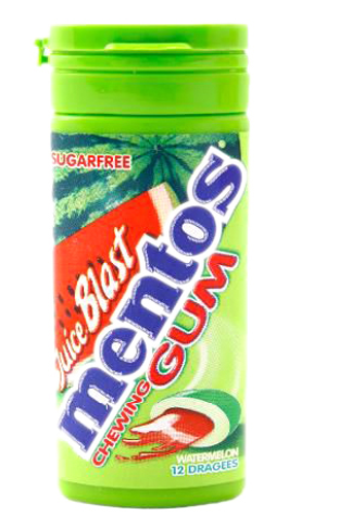 Mentos Gum Watermelon Sugar Free 24g