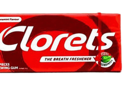 Clorets Gum Cinnamint Flavor 10Pc