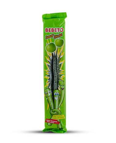 Bebeto Jelly Sticks Apple Sour 30g