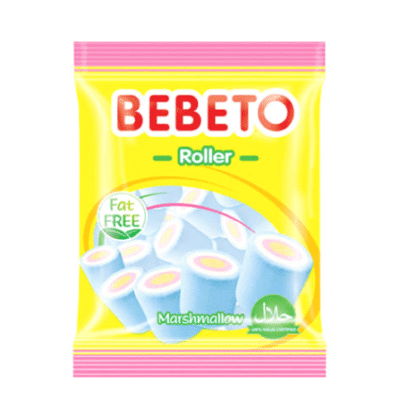 Bebeto Roller Marshmallow - 60g