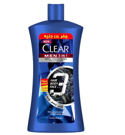 Clear Shampoo 3 In 1 - 900ml
