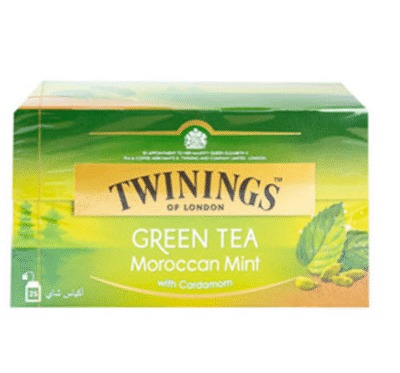 Twinings Green Tea Mo. Mint W/Car-25Bags