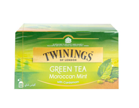 Twinings Green Tea Mo. Mint W/Car-25Bags Twinings Green Tea Mo. Mint W/Car-25Bags