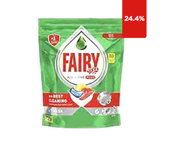 Fairy Adw Plat-Plus Yellow - 30ct Fairy Adw Plat-Plus Yellow - 30ct