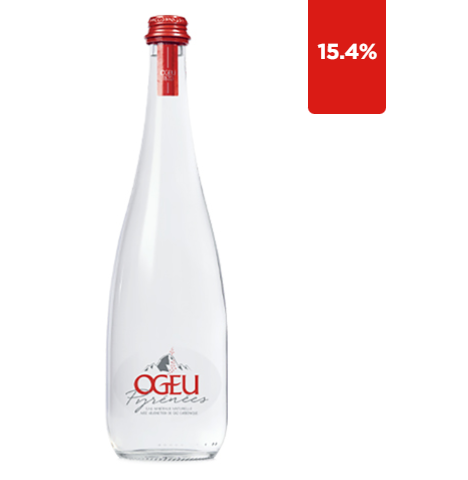 Ogeu French N.Carbon Mineral Water-0.75L