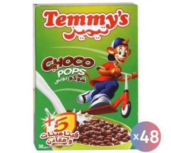 Temmy’s Choco Pops Cereal 30 gram 48 Pieces
