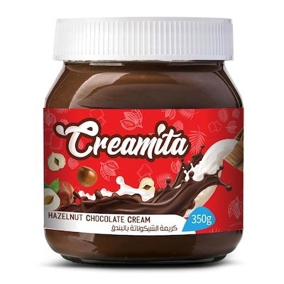 El Rashidi El Mizan Creamita Hazelnut Chocolate Cream Spread 350 gm