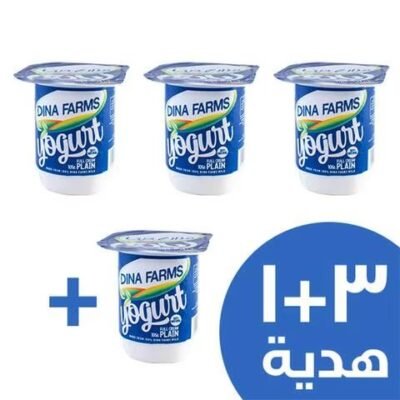 Dina Farms Natural Yogurt – 105g × 4